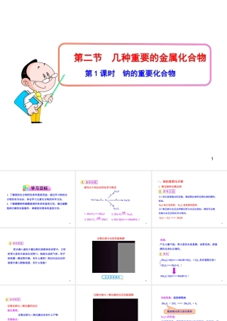 第1课时--钠的重要化合物