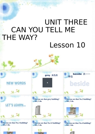 UNIT-THREE-CAN-YOU-TELL-ME-THE-WAY-Lesson-10-课件2