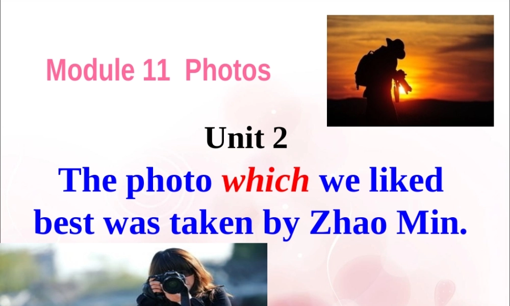 外研社九年级上M11U2