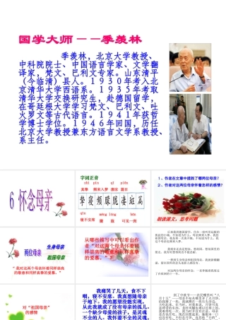 6-怀念母亲定稿