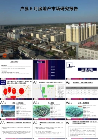 户县房地产市场研究报告