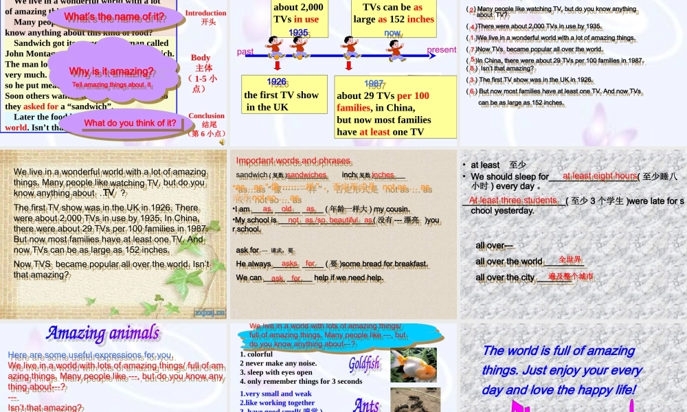 unit5AmazingthingsTask