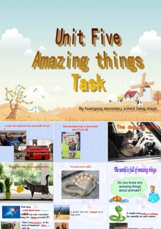 unit5AmazingthingsTask