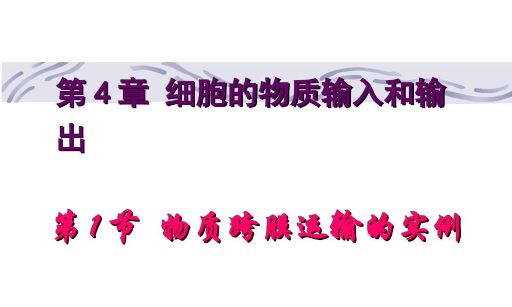 4.1-物质跨膜运输的实例.ppt
