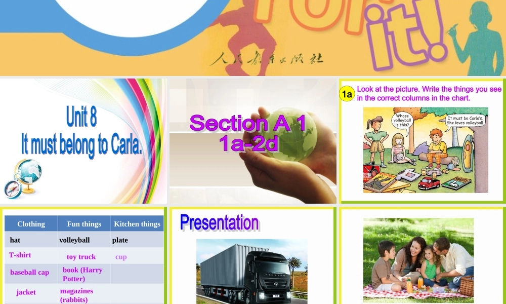 初中三年级英语unit8第一课时课件