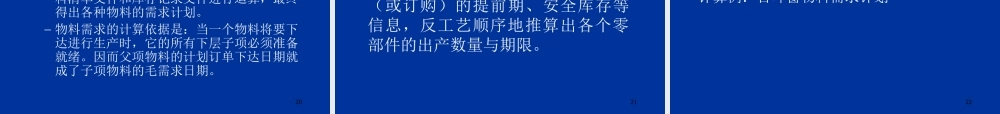 第5讲--物料需求计划