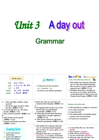 Unit3Grammar八年级英语上册