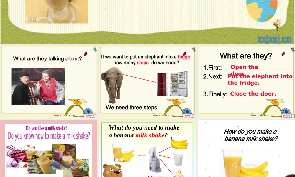 Unit8Howdoyoumakeabananamilkshake