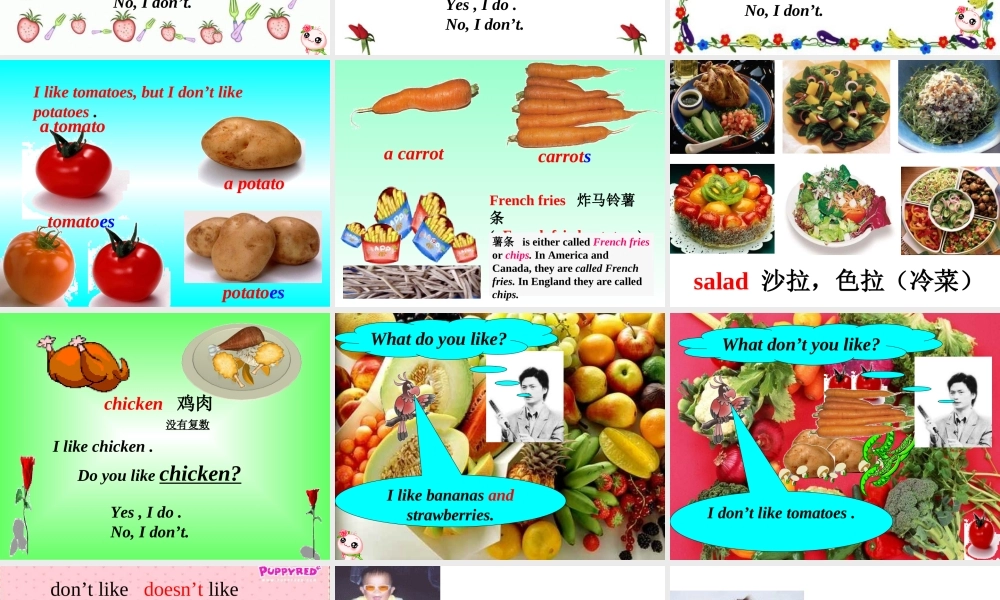 -新目标版英语七上《Unit+6+Do+you+like+bananas》课件-2012101142359319-441