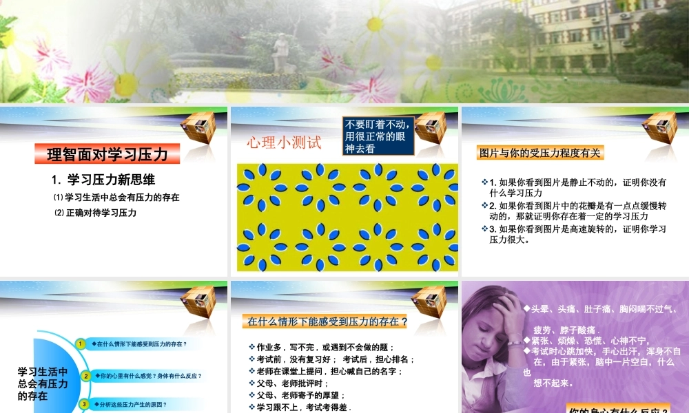 《理智面对学习压力》