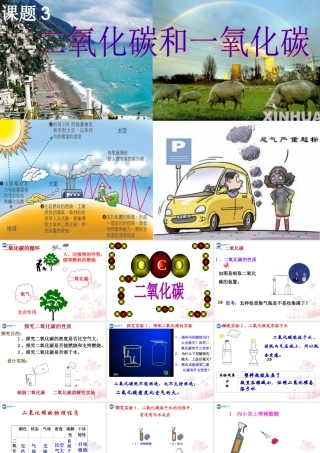 课题3二氧化碳和一氧化碳课件(新版)新人教版