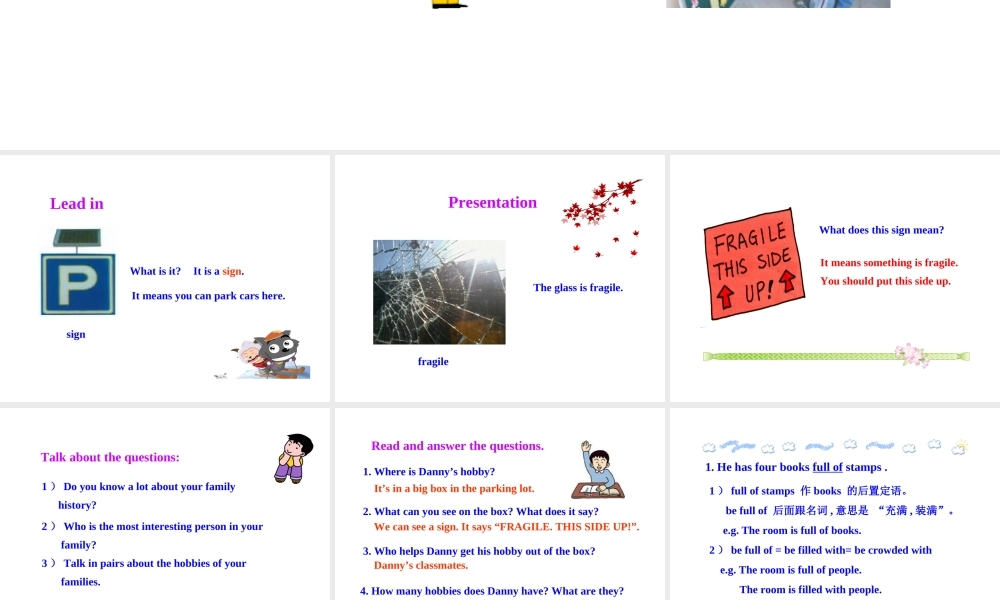 初中二年级英语上册Lesson41