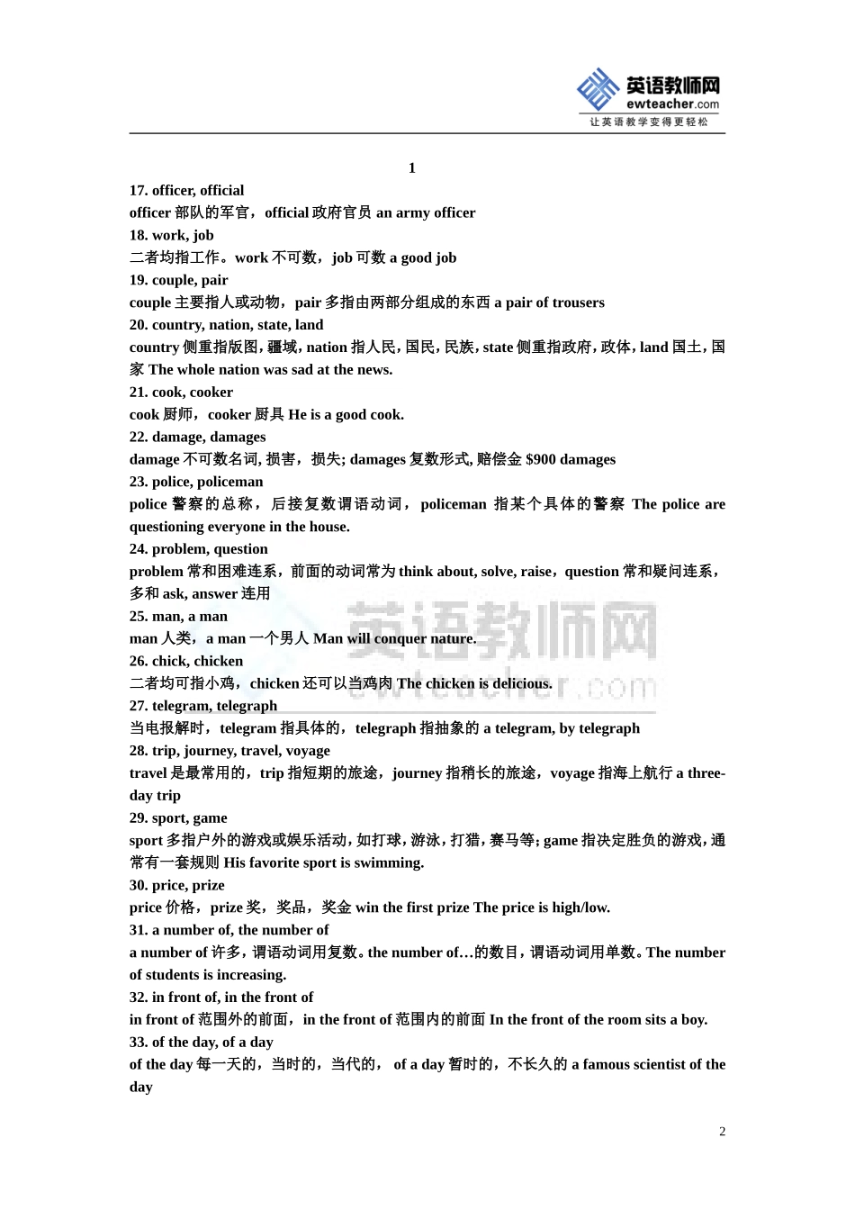 高考词汇-句型-写作(熊蕾)_第2页