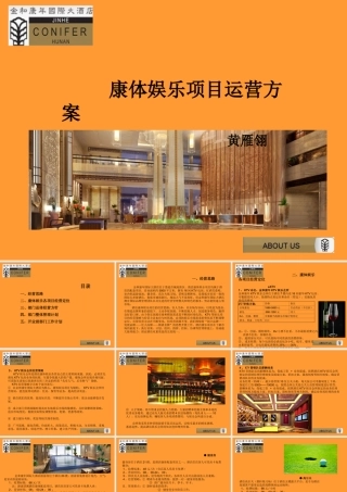 娄底金及康年国际大酒店《康体娱乐项目运营方案》