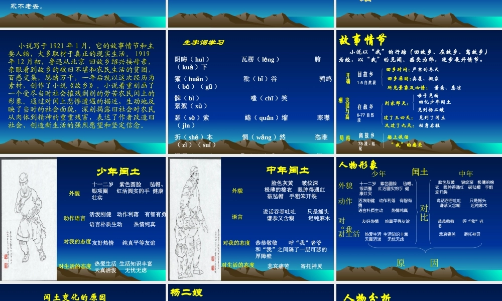 《故乡》课件