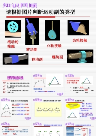 铰链四杆机构的组成与分类
