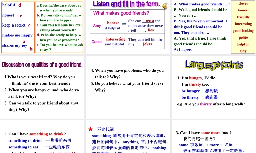 Unit1FriendsWelcometotheunit》课件