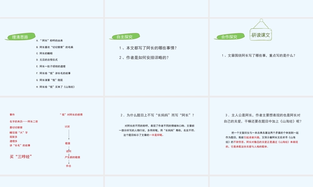 (部编)初中语文人教2011课标版七年级下册《阿长与山海经》课件-(7)
