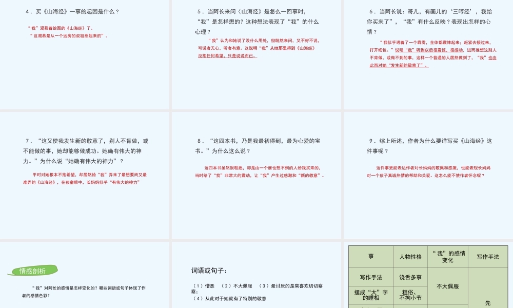 (部编)初中语文人教2011课标版七年级下册《阿长与山海经》课件-(7)