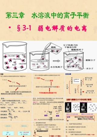 弱电解质的电离1课时