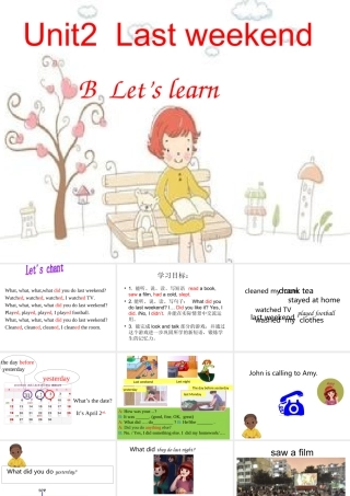 Unit-2-Last-weekend-B-Let's-learn
