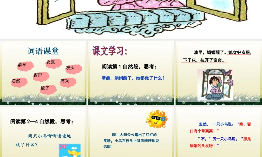 《蝴蝶花》课件1