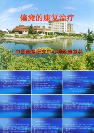 偏瘫的康复治疗专题讲座(精品版)