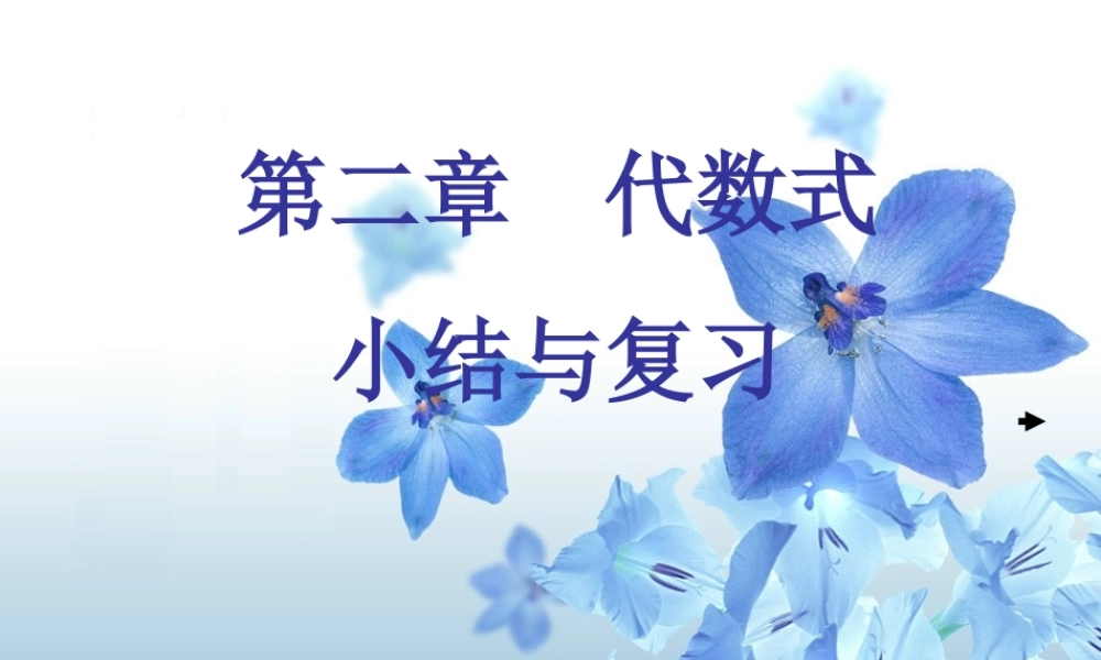 单元复习七年级上第二章-(2)