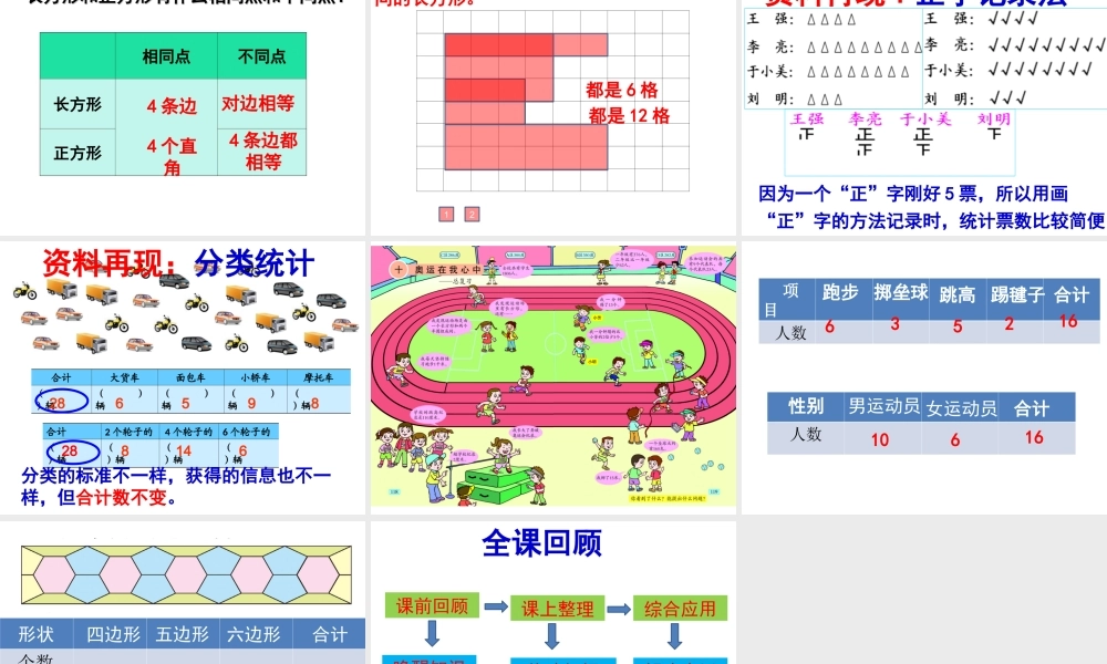 回顾整理——总复习