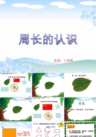 小学数学人教2011课标版三年级周长的认识-(10)