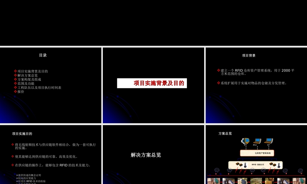 RFID仓库综合管理系统实施方案