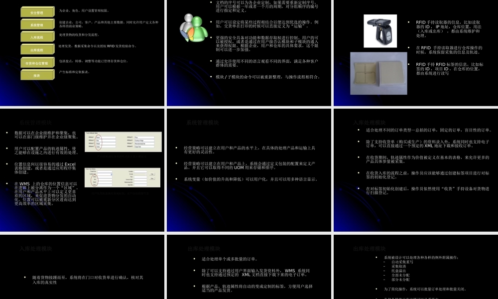 RFID仓库综合管理系统实施方案