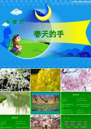 春天的手课件