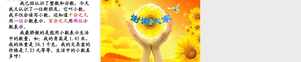 《小数的初步认识》课件