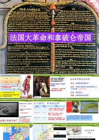 法国大革命和拿破仑帝国