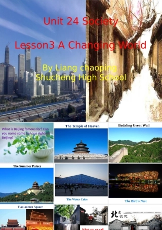 Lesson3AChangingWorld