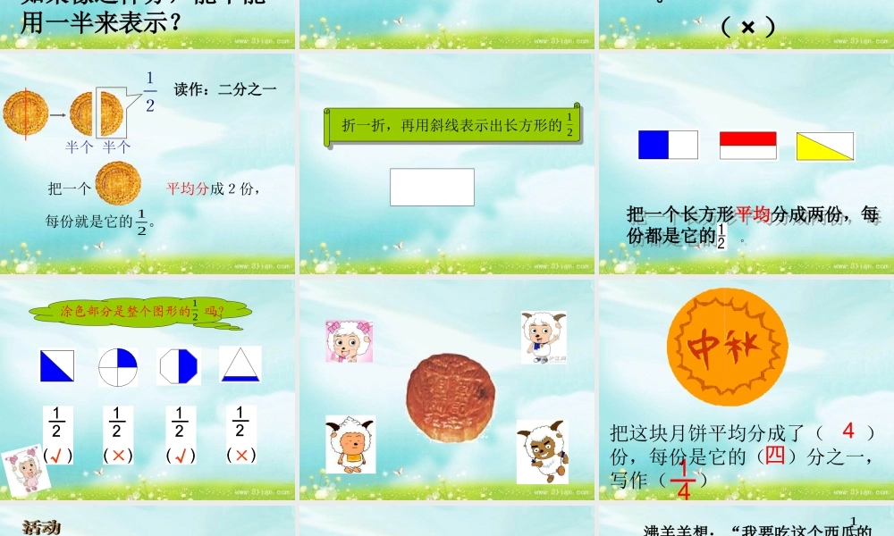《几分之一》PPT