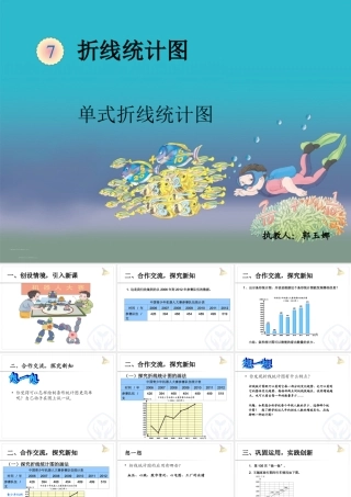 小学数学人教2011课标版一年级单式折线统计图
