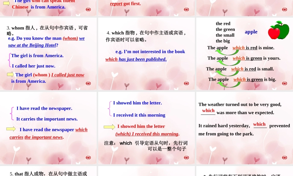 新人教必修一-Unit-4-Earthquakes-定语从句-Grammar[课件]