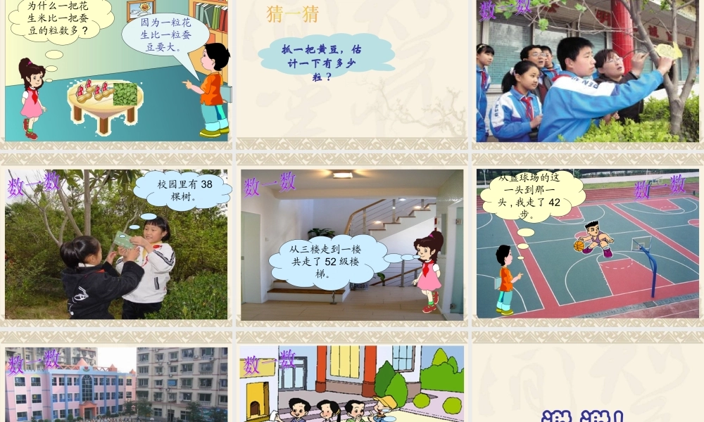 一年级数学下册-我们认识的数课件-苏教版