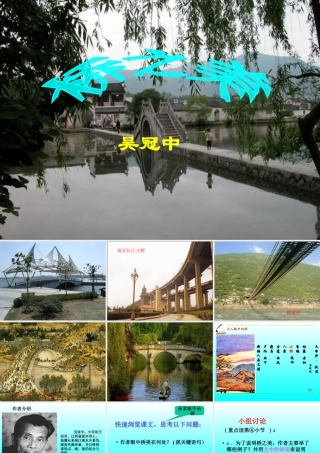 《桥之美》教学课件1