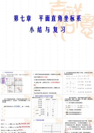 平面直角坐标系复习-(2)
