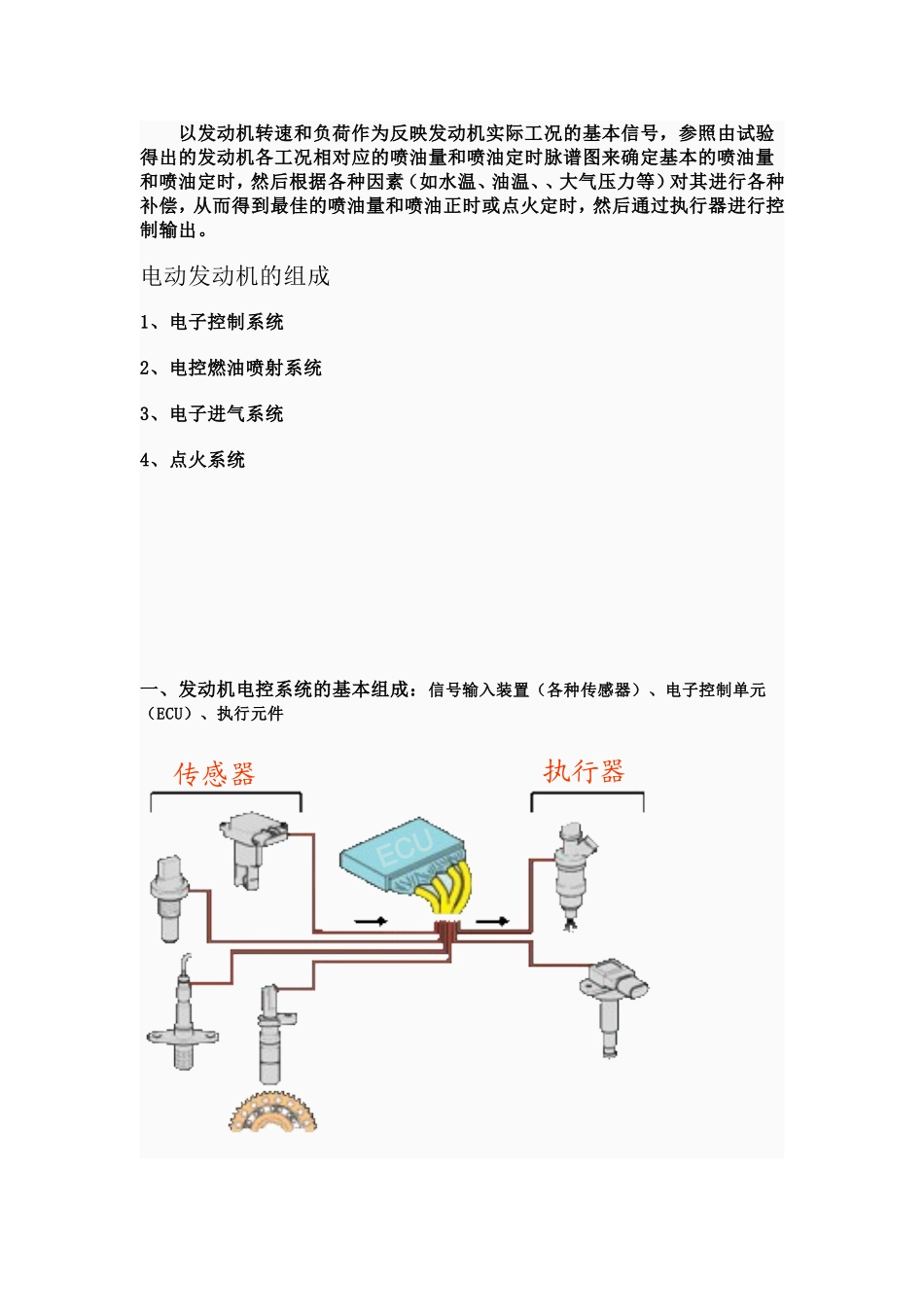 汽车电控发动机系统毕业论文_第3页