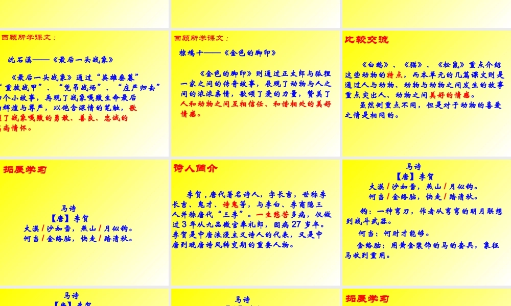 人教版六年级上册回顾拓展七