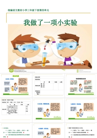 习作：我做了一项小实验
