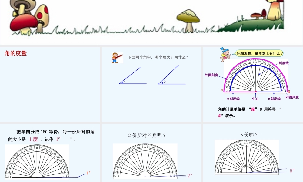 小学数学北师大2011课标版四年级角的度量.5角的度量