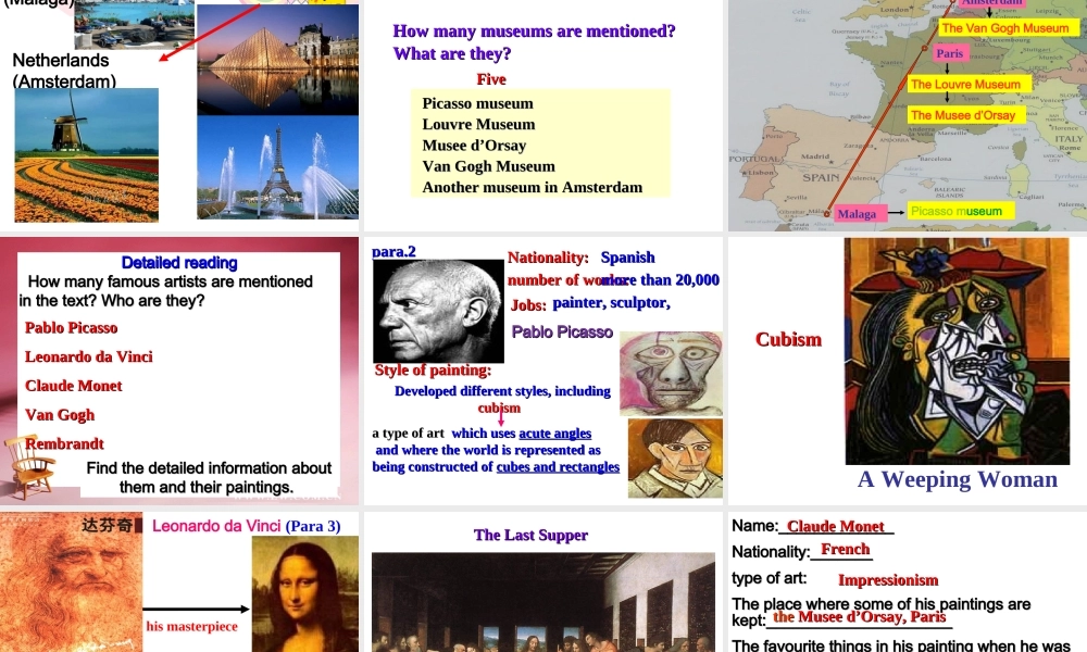 Reading(1)：Visitingthemasters