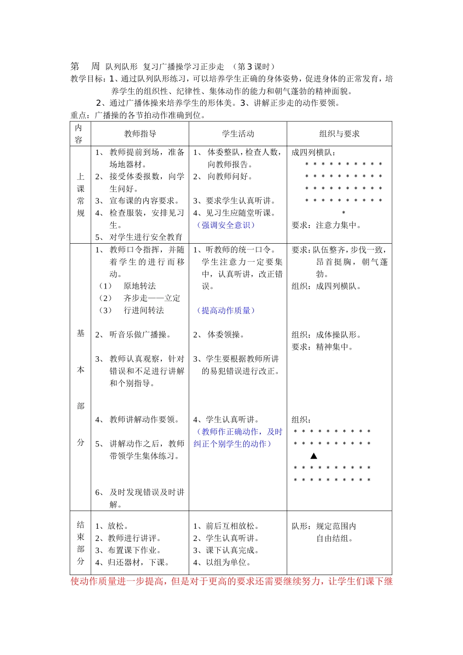 初中年级体育课教案全集教案2_第3页