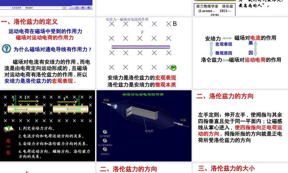 四、磁场对运动电荷的作用-(4)