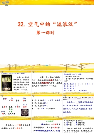 空气中的“流浪汉”